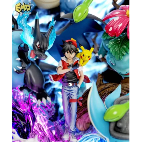 Pokémon Rouge Diorama Statue LED – EMO Studio
