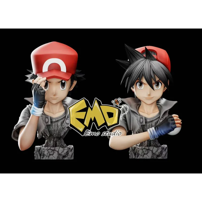 Pokémon Red Diorama LED Statue – EMO Studio
