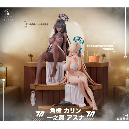 Blue Archive Asuna y Karin 1/6 - Lingyue Studio Sauna