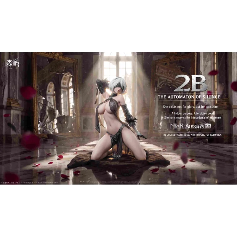 NieR:Automata 2B Resin Statue - Mori Isle Studio