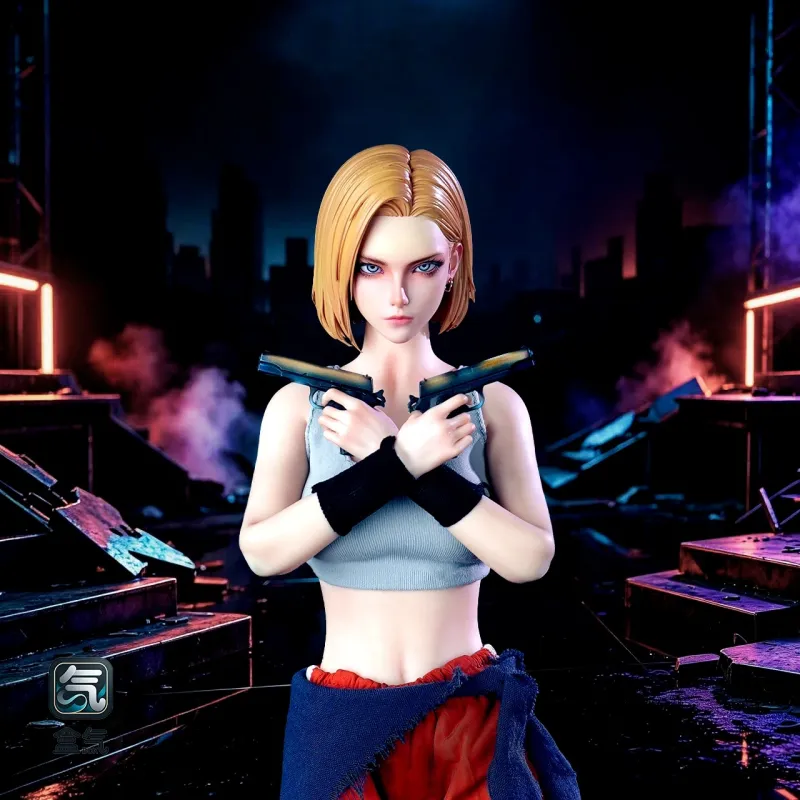 Dragon Ball Android 18 BoxQi Studio - Figurine de collection
