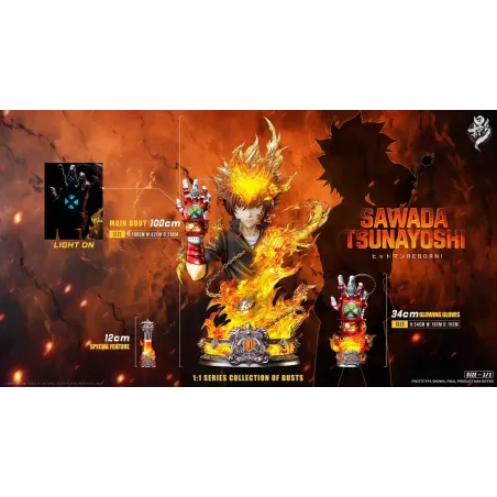 HITMAN REBORN! Tsunayoshi Bust 1/1 & 1/3 - LueYing Studio