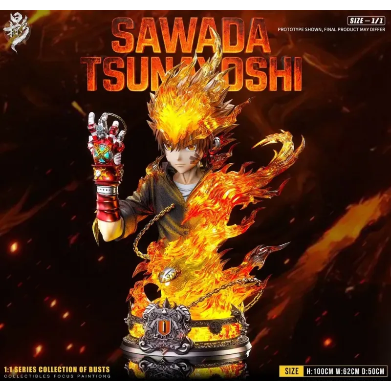 HITMAN REBORN! Tsunayoshi Bust 1/1 & 1/3 - LueYing Studio