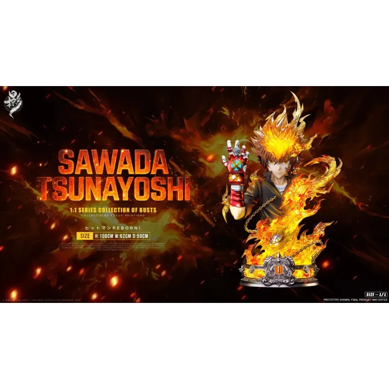 HITMAN REBORN! Tsunayoshi Bust 1/1 & 1/3 - LueYing Studio