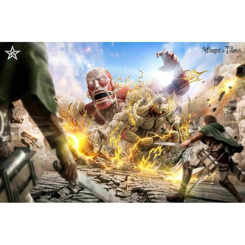 Attack on Titan Colossal & Armored Titan - Jiang Xing Studio