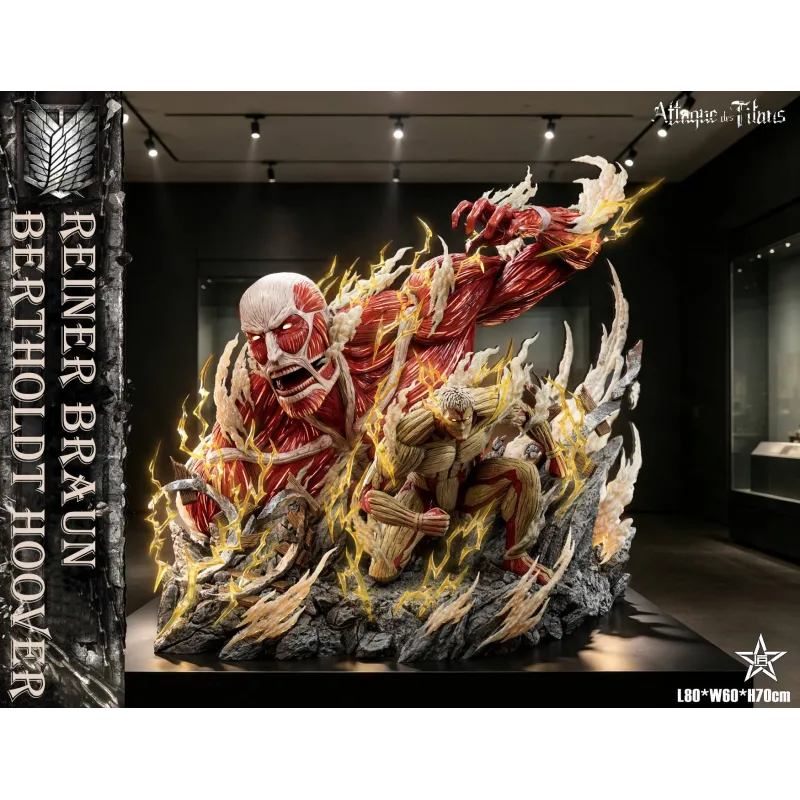 Attack on Titan Colossal & Armored Titan - Jiang Xing Studio