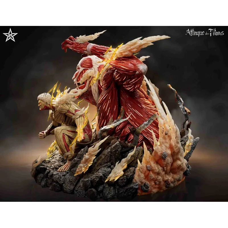 Attack on Titan Colossal & Armored Titan - Jiang Xing Studio
