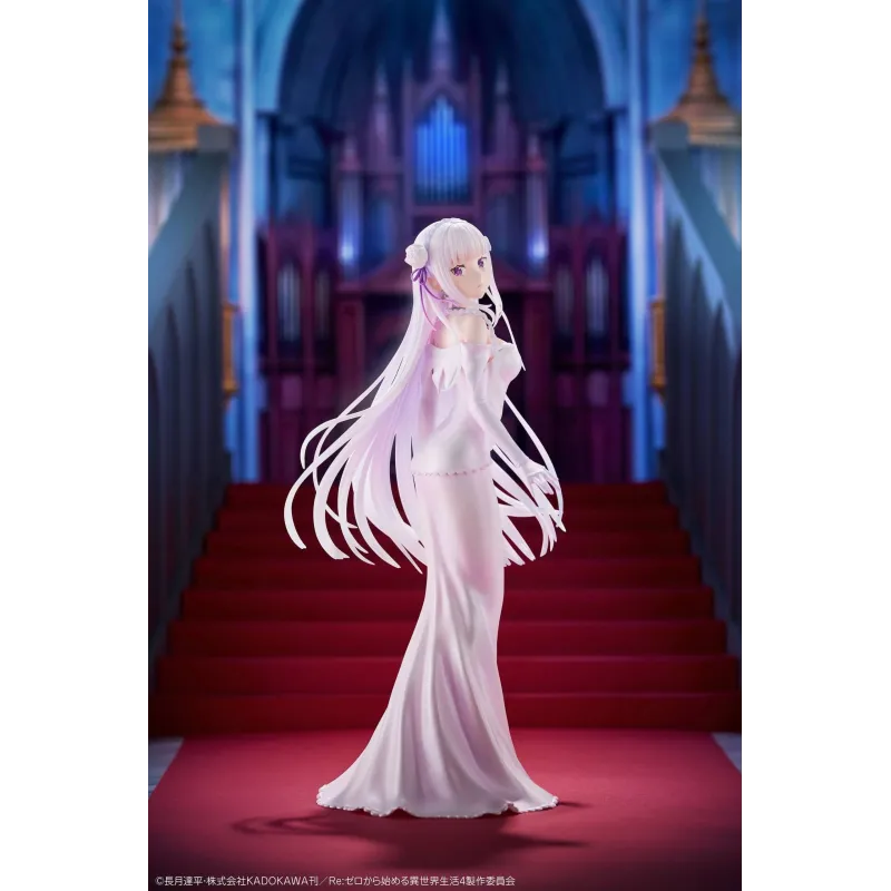 Re:Zero Emilia Design Coco - Figurine de collection exclusive