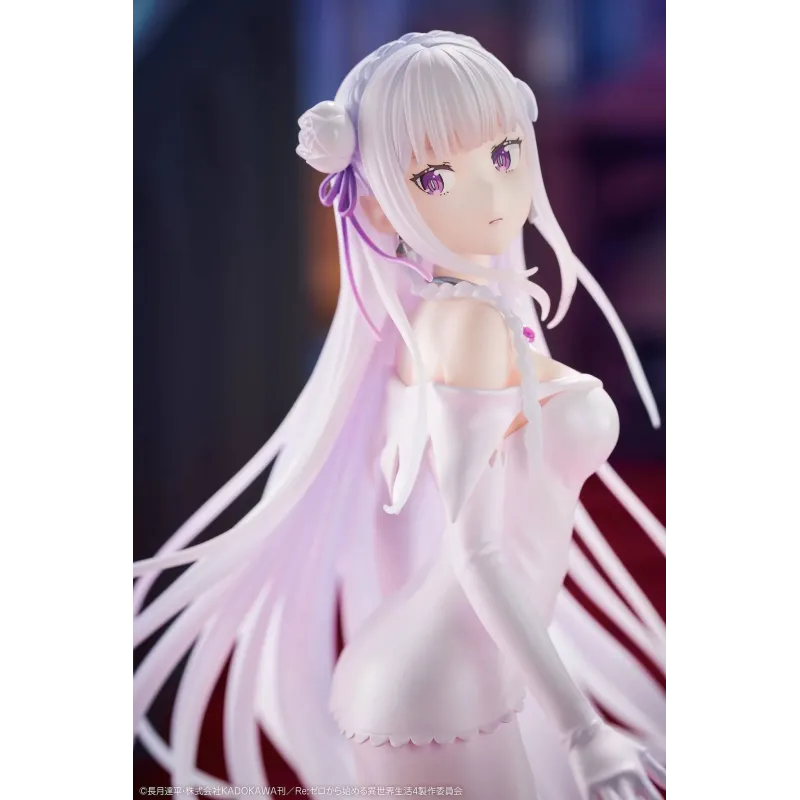 Re:Zero Emilia Design Coco - Figurine de collection exclusive