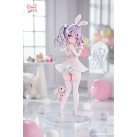 Original Character White Rabbit Angel Puff Girl