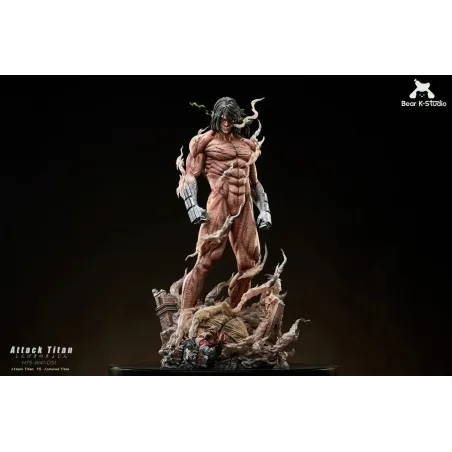 Attack on Titan Attack Titan vs Armored Titan - BK Studio