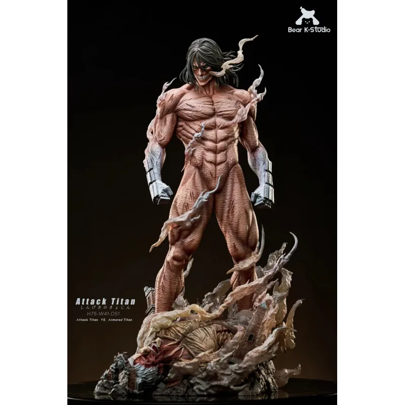 Attack on Titan Attack Titan vs Armored Titan - BK Studio
