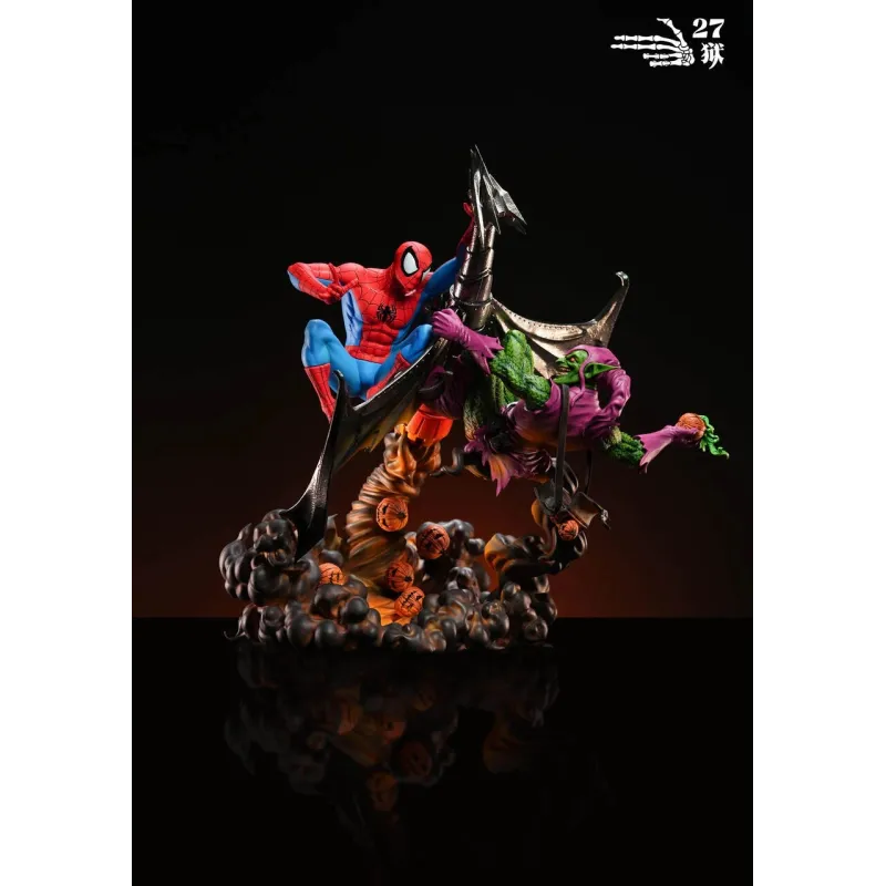 Marvel Spider-Man vs Green Goblin Statue - 27abyss