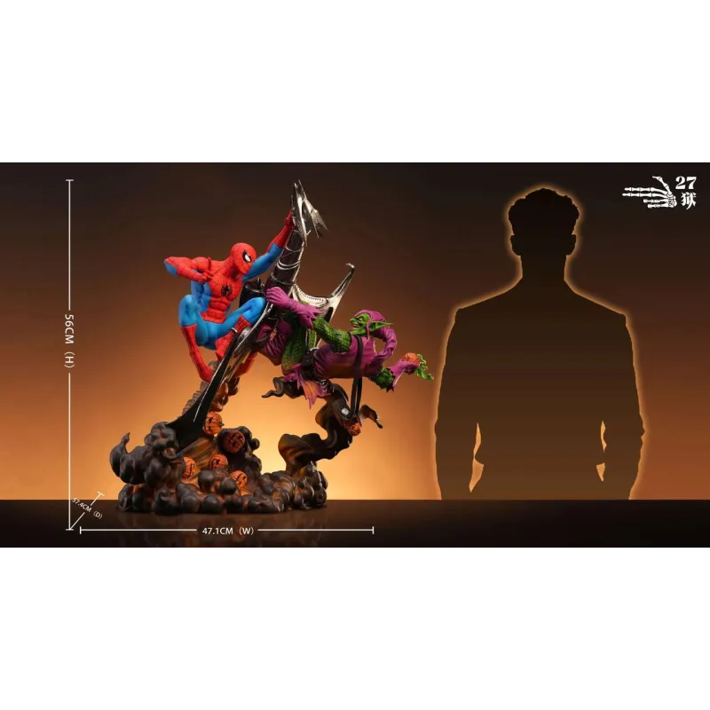 Marvel Spider-Man vs Green Goblin Statue - 27abyss