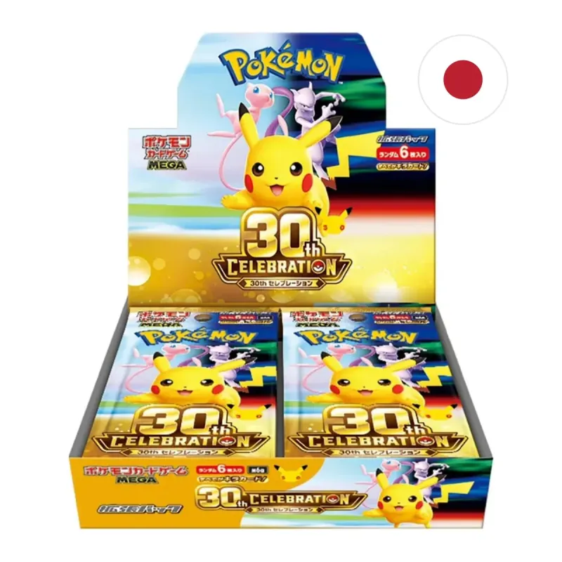 Pokemon TCG 30th Celebration M6a Booster Box Japanese Ver.