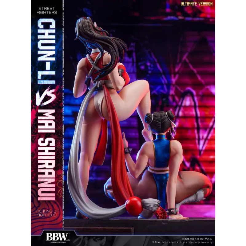 Street Fighter x KOF: Chun-Li vs Mai Shiranui BBW Big Beautiful Woman