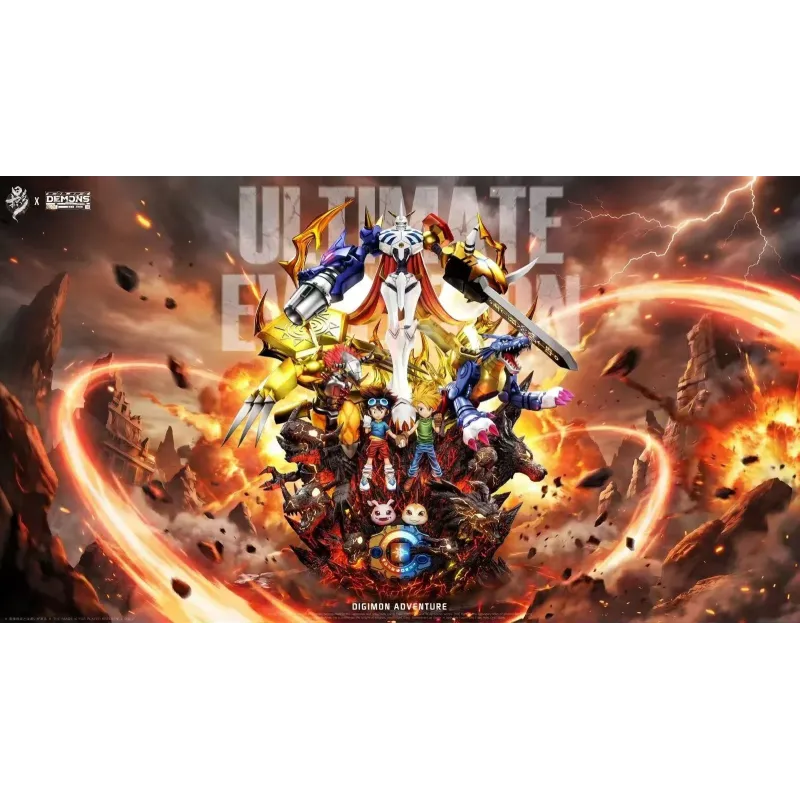 Digimon Omegamon Lue Ying Studio - Unique Collectible Figure