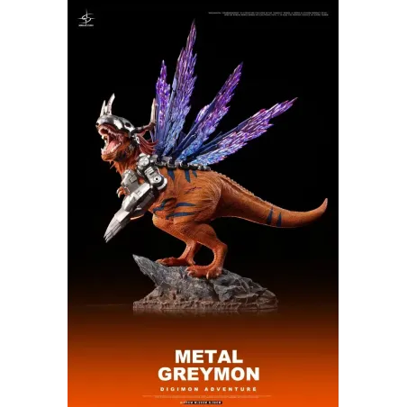Digimon Metal Greymon Nebula Studio - Collectible Figure