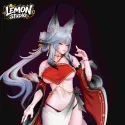 Lemon Studio White Haired Fox Lady Statue Limited Edition