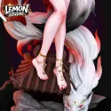 Lemon Studio White Haired Fox Lady Statue Limited Edition