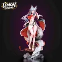 Lemon Studio White Haired Fox Lady Statue Limited Edition
