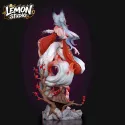 Lemon Studio White Haired Fox Lady Statue Limited Edition