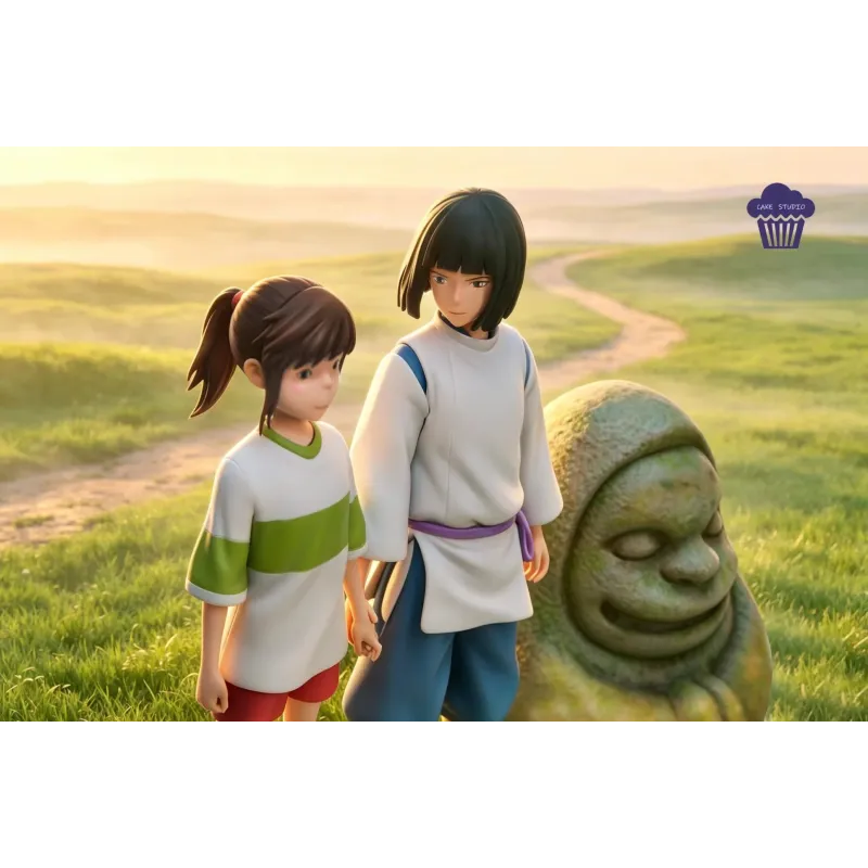 Spirited Away Chihiro & Haku - Figurine Cake Studio Collection