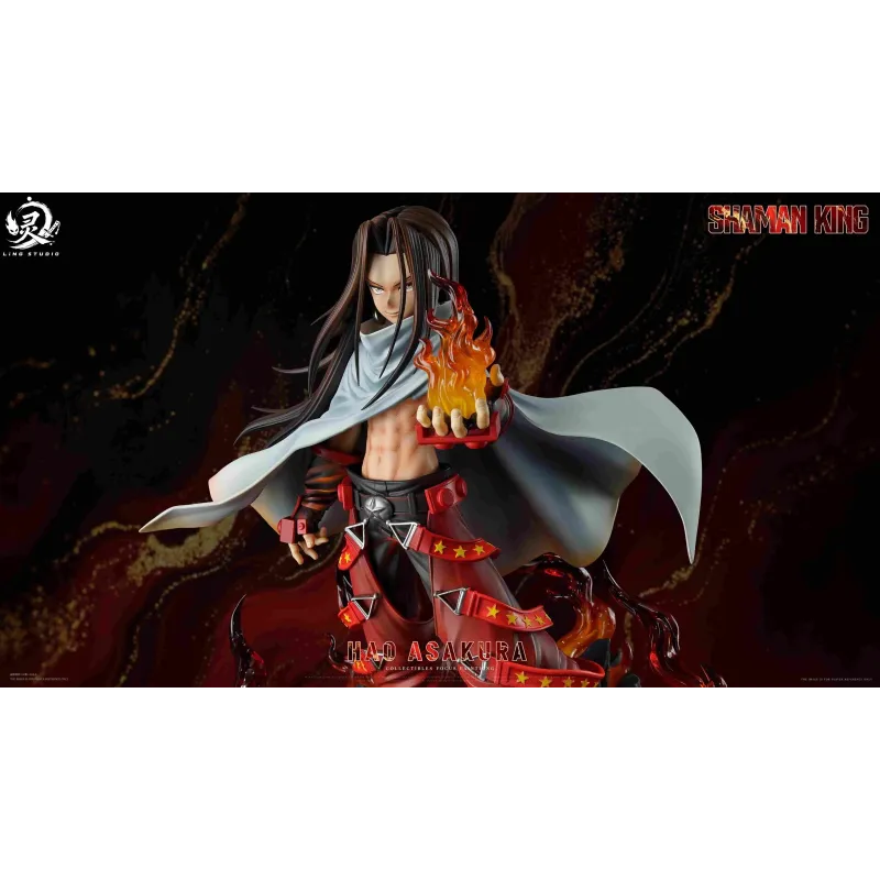Shaman King Asakura Hao - Ling Studio Collectible Figure