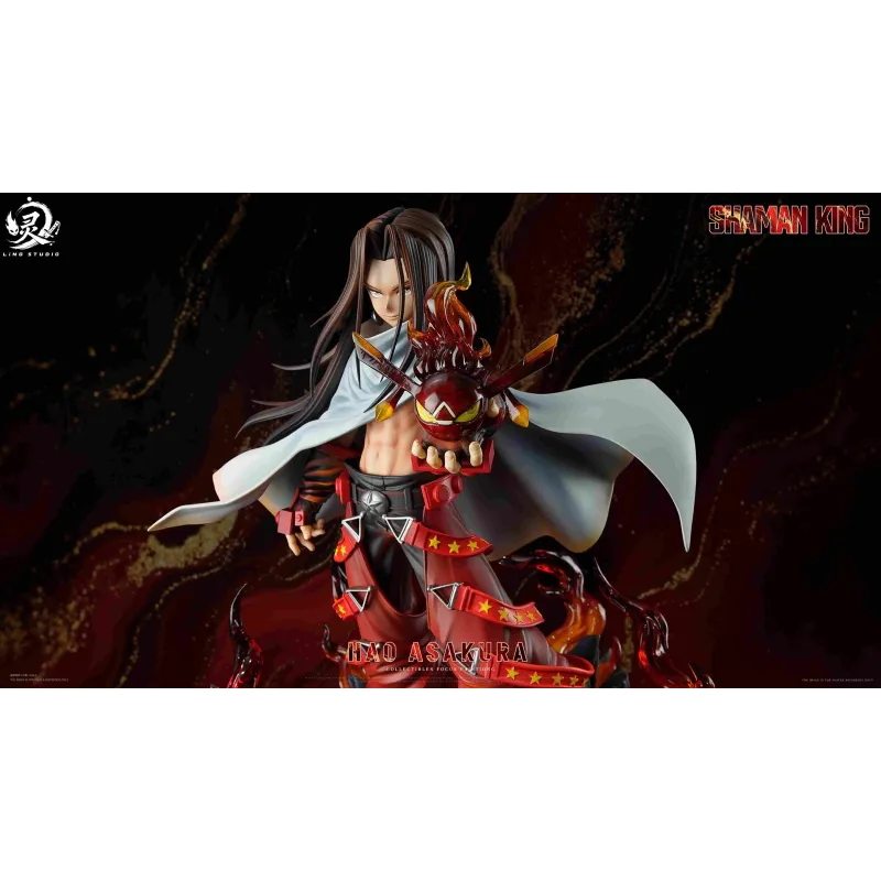 Shaman King Asakura Hao - Ling Studio Collectible Figure