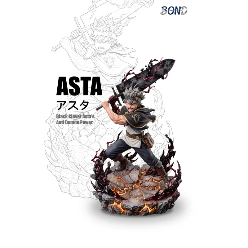 Black Clover Asta Bond Studio - Figura Coleccionable Imperdible