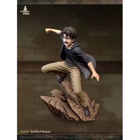 Attack on Titan Levi Ackerman Freedom Studio - Figura Coleccionable