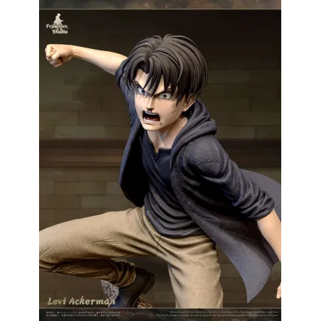 Attack on Titan Levi Ackerman Freedom Studio - Figura Coleccionable