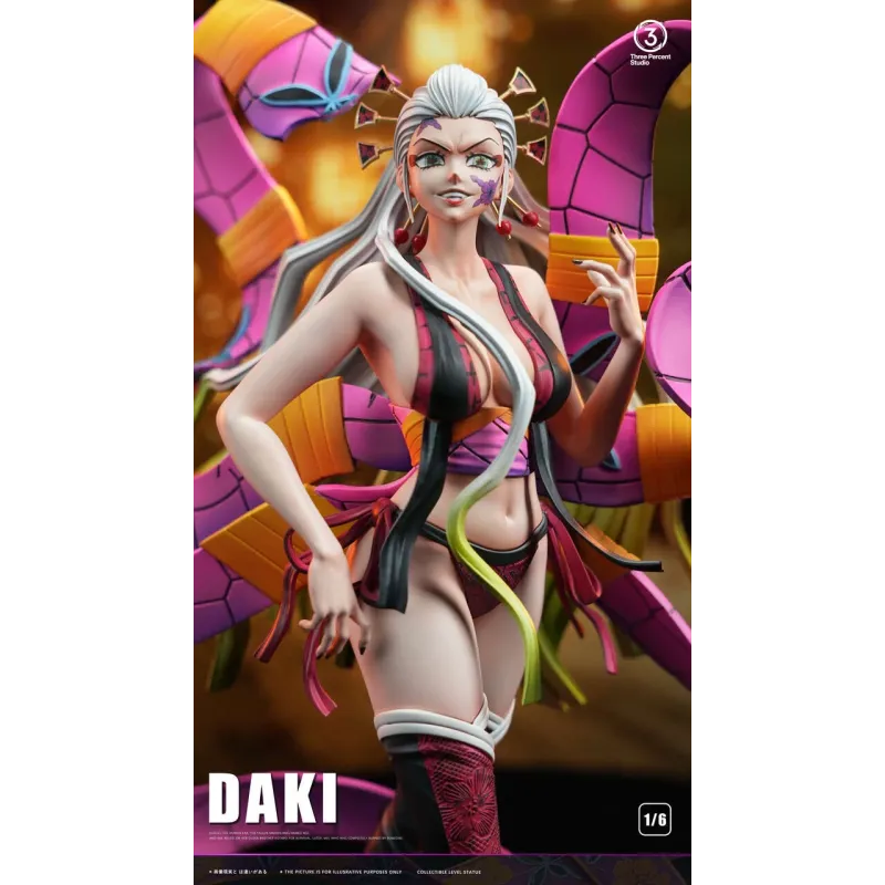 Demon Slayer Daki - Three Percent Studio Collectible Figure