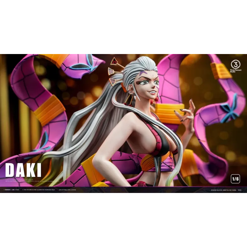 Demon Slayer Daki - Three Percent Studio Collectible Figure