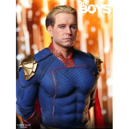 The Boys Homelander Cyber Clay Studio Statue - Coleccionista Imperdible
