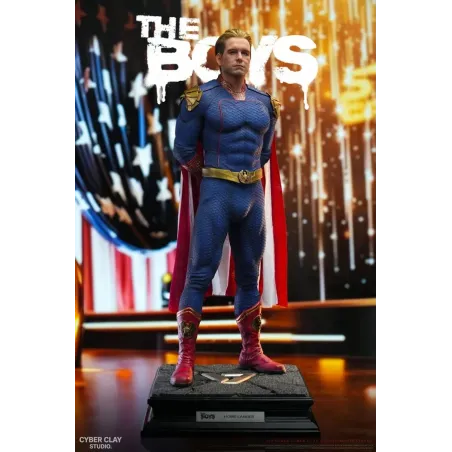 The Boys Homelander Cyber Clay Studio Statue - Coleccionista Imperdible