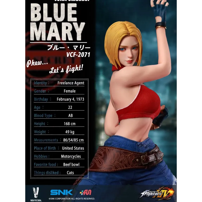 The King of Fighters XIV Blue Mary - Figura Coleccionable VERYCOOL