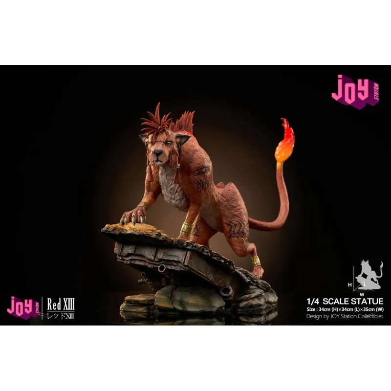 Final Fantasy VII Red XIII Statue Joy Station - Joy Studio