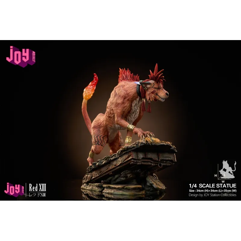 Final Fantasy VII Red XIII Statue Joy Station - Joy Studio
