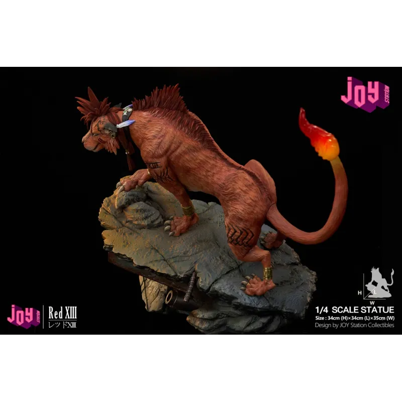 Final Fantasy VII Red XIII Statue Joy Station - Joy Studio