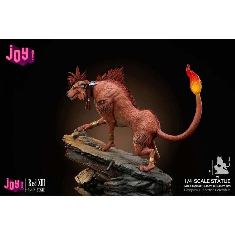 Final Fantasy VII Red XIII Statue Joy Station - Joy Studio