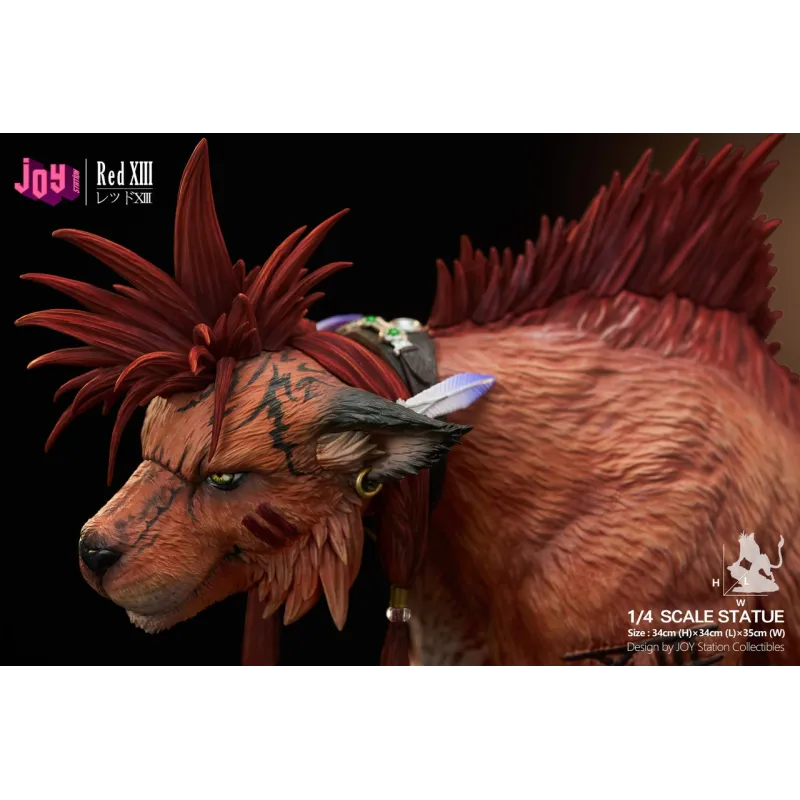 Final Fantasy VII Red XIII Statue Joy Station - Joy Studio