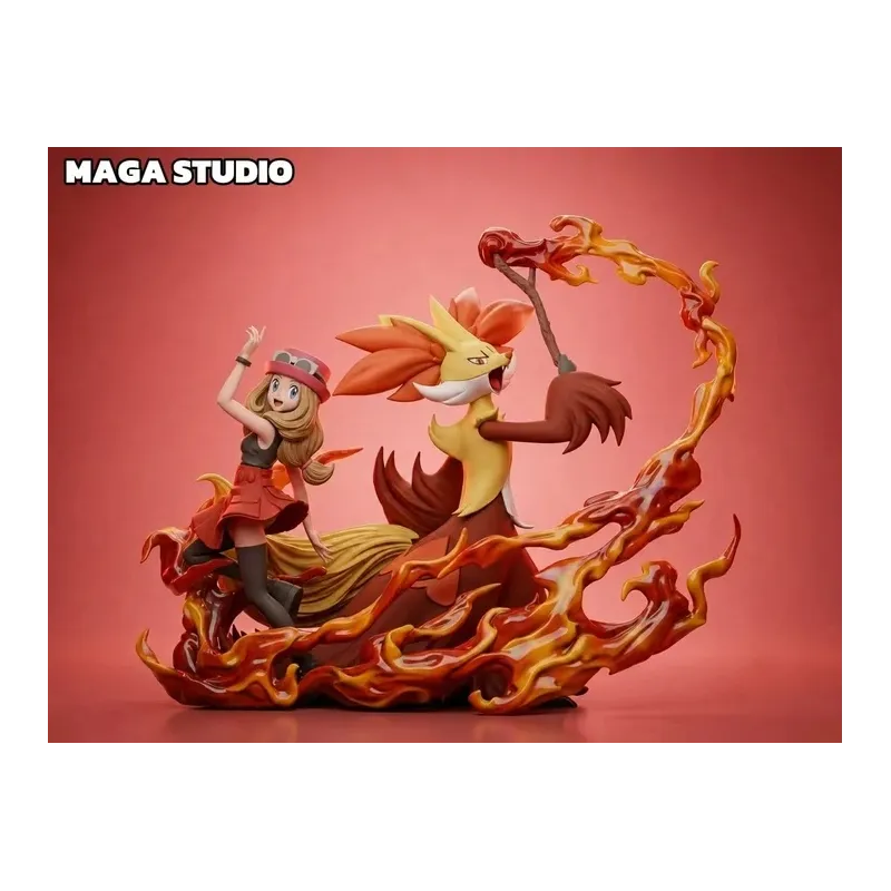 Pokémon Serena & Delphox MAGA Studio - Exclusive Collection!