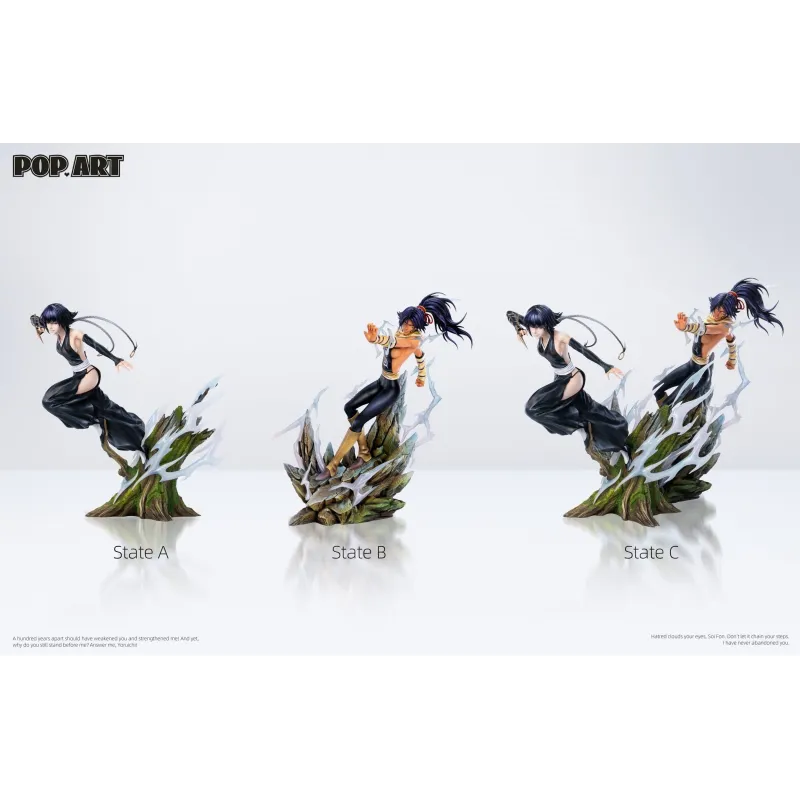 Soi Fon & Yoruichi Resin Statue - Bleach POP.ART Studio