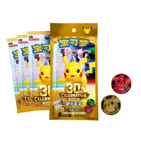 Pokémon TCG 30th Anniversary Celebration Badge Set CHINESE Ver.