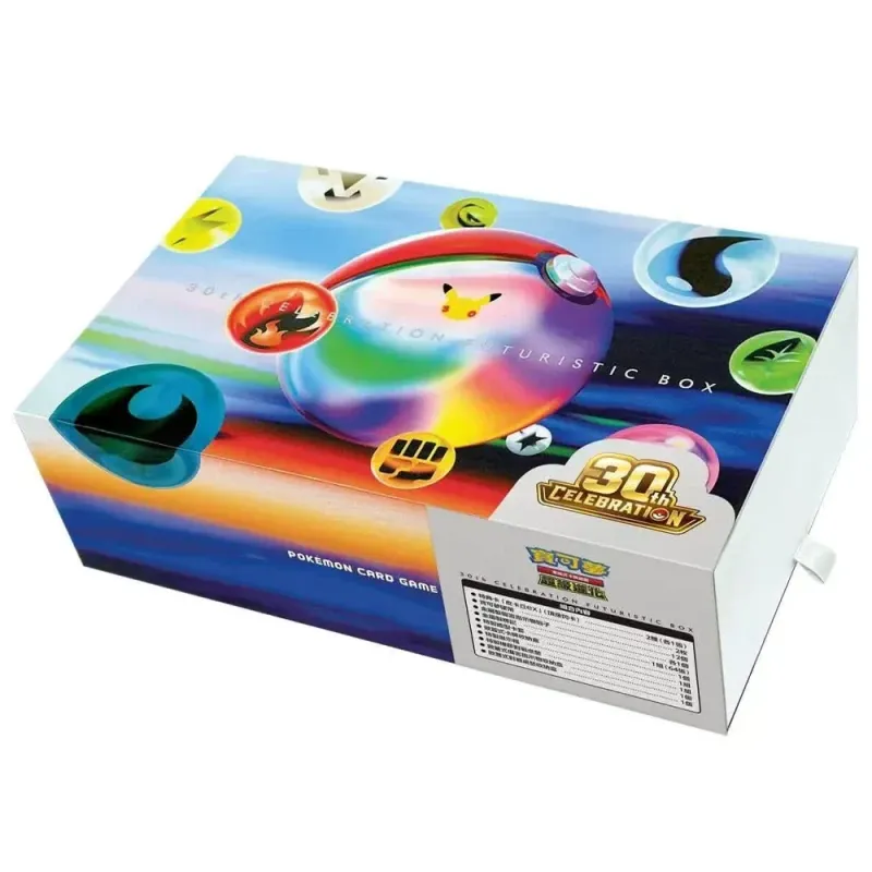 Pokémon TCG 30th Anniversary Celebration Futuristic Collectors Box Chinese Ver.