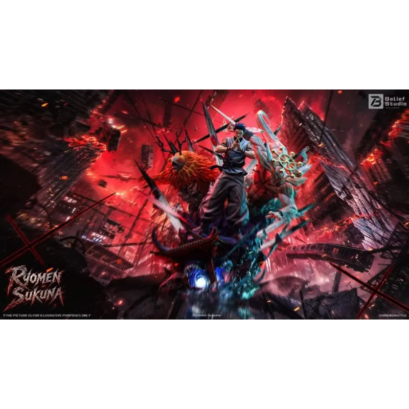 Jujutsu Kaisen Sukuna Limited Edition Resin Statue