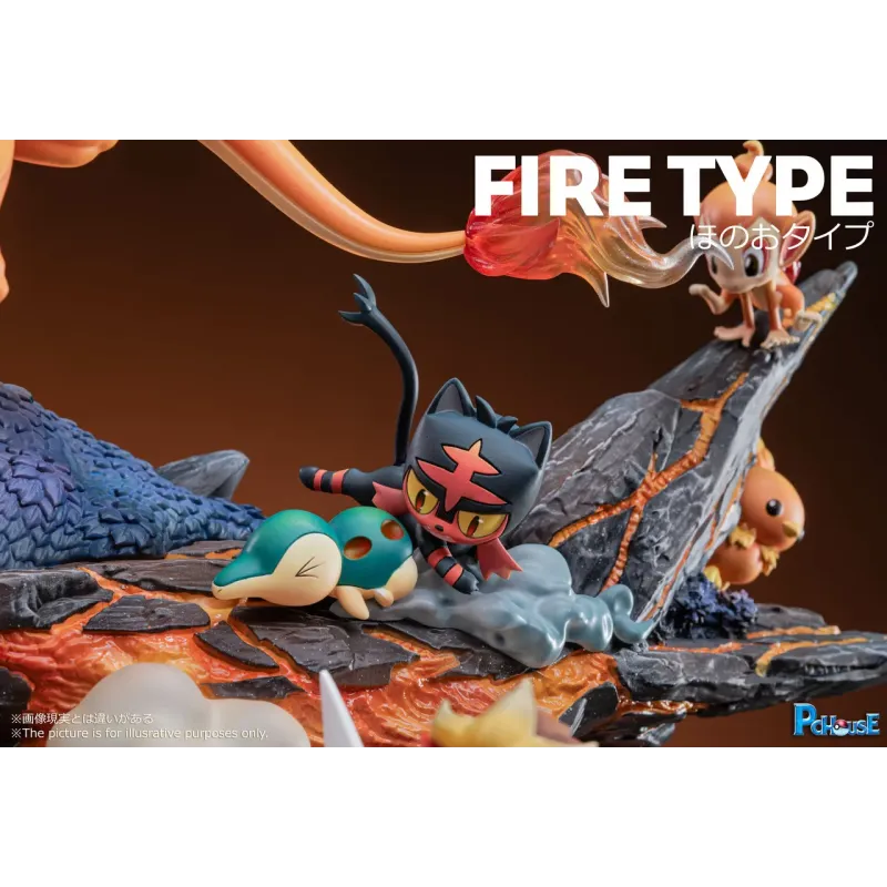 Pokemon Fire Type Diorama PC House