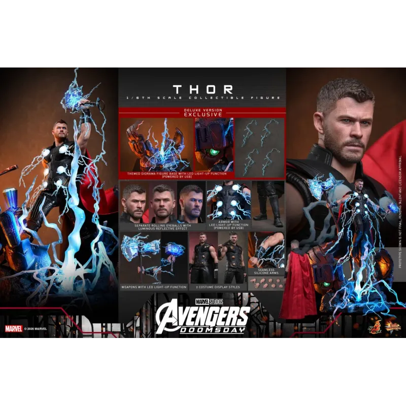 Avengers Doomsday Thor 1/6 Hot Toys - Collectible Figure