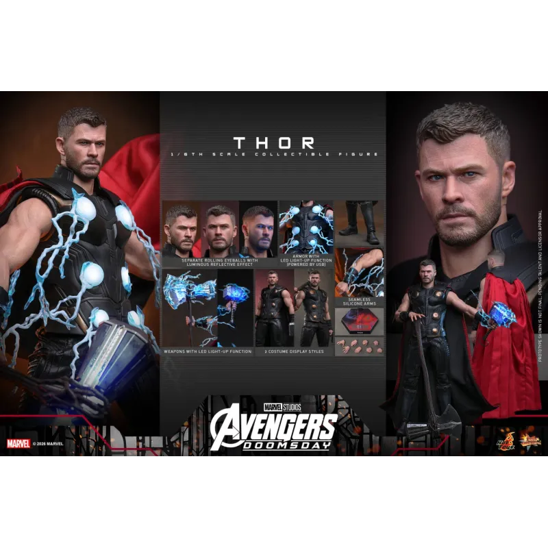 Avengers Doomsday Thor 1/6 Hot Toys - Collectible Figure